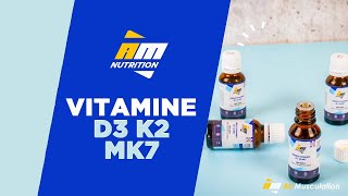 Vitamine D3 K2 MK7 AM Nutrition 💥  Santé et immunité pour tous ! 😌