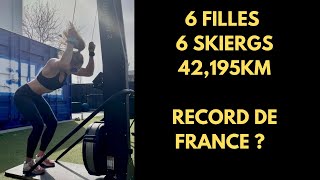 6 FILLES - 6 SKIERG : 42,195 KM !