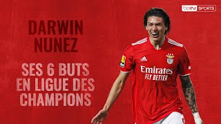 Benfica : Tous les buts de Darwin Nunez cette saison en Ligue des Champions !