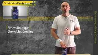 Chewables Créatine de Fitness Boutique - Test & Avis - Créatine à croquer pour la musculation