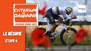 Critérium du Dauphiné 2022 : Le résumé de l'étape n°4