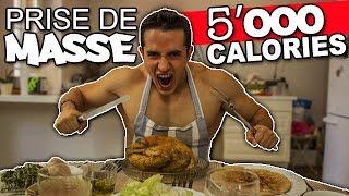 DEFI REPAS PRISE DE MASSE ! (5000 calories)
