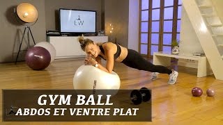 Gym avec Ballon (Kettler) Exercices abdominaux / ventre plat pour femmes - FITNESS STUDIO BY LUCILE