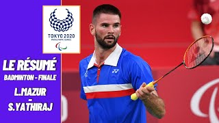 Jeux Paralympiques 2021 : Para Badminton : La finale de Lucas Mazur