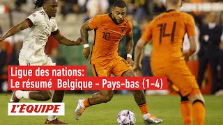 Le résumé de Belgique - Pays-bas - Foot - L. des nations