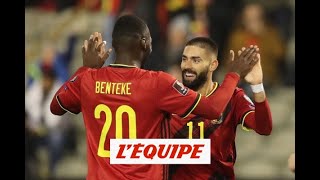Les buts de Belgique-Estonie - Foot - Qualifs CM 2022