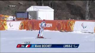 Marie Bochet remporte le Super G - Jeux Paralympiques Sotchi 2014