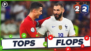 Portugal-France (2-2) : Karim Benzema flambe enfin, Cristiano Ronaldo clinique | Tops et Flops