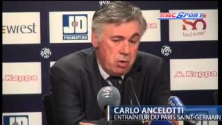 PSG / Ancelotti: "L'équipe va s'améliorer avec Beckham" 01/02