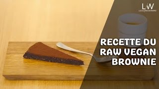 Recette du Raw Vegan Brownie au chocolat sans cuisson! - Lucile Woodward