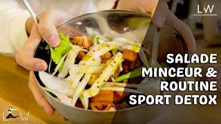 Recette Salade Minceur BIO rapide  / Routine Sport DETOX