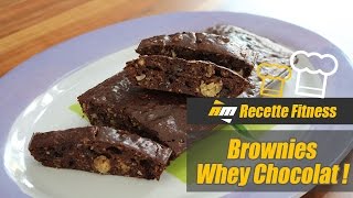 #RecetteAllMuscu Brownies à la Whey Chocolat par Jean de All Musculation