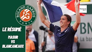 Roland-Garros 2022 : Masur vs Blancaneaux - Le résumé