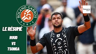 Roland-Garros 2022 : Ruud vs Tsonga - Le résumé
