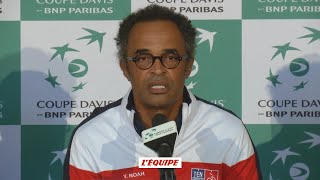 Tennis - Coup Davis - Finale : Noah «Herbert-Gasquet, la meilleure équipe de double»
