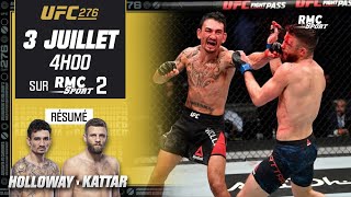UFC : La masterclass de Holloway face à Kattar (746 frappes envoyées)