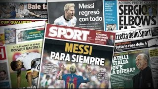 Un contrat à vie pour Messi, la pique de Bale à Pogba | Revue de presse